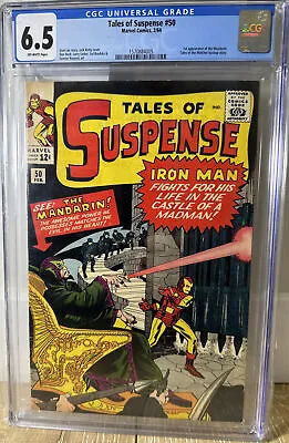 Buy Tales Of Suspense #50 1964 CGC Iron Man  1st Appearance Of The Mandarin MCU • 640£