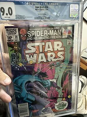 Buy STAR WARS  54 Cgc 9.0  White Pages High Grade • 47.38£
