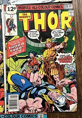 Buy The Mighty Thor #276 Marvel Comics Thomas Buscema Palmer 1978 • 6£