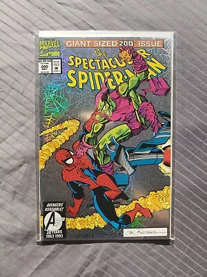 Buy Spectacular Spider-Man #200 Marvel (1993) Anniversary Foil Cover Harry Osborn • 9.56£