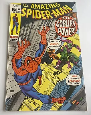 Buy Amazing Spider-Man #98  Green Goblin, DRUGS NOT Approved By Comic Code  🔥 KEY • 79.02£