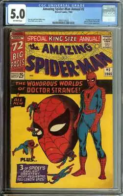 Buy Amazing Spider-man Annual #2 Cgc 5.0 Ow Pages // 1st Appearance Of Xandu • 189.21£