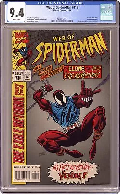 Buy Web Of Spider-Man #118D CGC 9.4 1994 4276942013 • 138.36£
