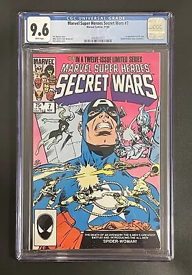 Buy Marvel Super Heroes Secret Wars 7 1984 CGC 9.6 • 71.04£