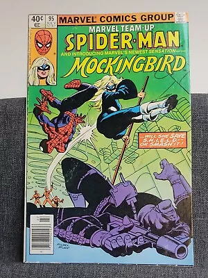 Buy 1980 Marvel Team-up #95 1st Appearance Mockingbird, Spider-man Newsstand Comic • 20.07£