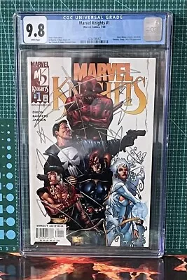 Buy Marvel Knights #1 CGC 9.8 Dynamic Forces Edition 07/2000 • 133£