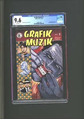 Buy Grafik Muzik #1 CGC 9.6 1st App Of Frank Einstein (Madman) In Color 1990 • 142.30£