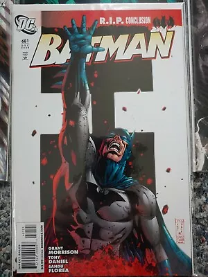 Buy Batman #681 Tony Daniel Rare 1:25 Variant Cover. R.i.p. Dc Comics • 94.87£