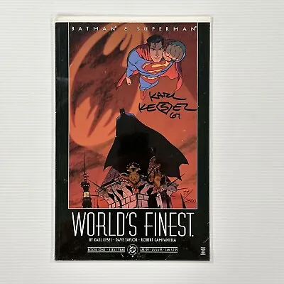 Buy Batman & Superman Worlds Finest #1 1999  Signed By Karl Kesel  CoA • 24£
