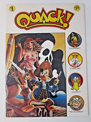Buy Quack #1 1976 [FN] First Print July 1976 Star Reach  Productions Funny Animal • 14.33£