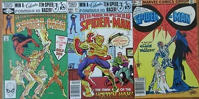 Buy Peter Parker : The Spectacular Spider-Man #62 #63 #70 Marvel 1981/82 Comics • 12.61£
