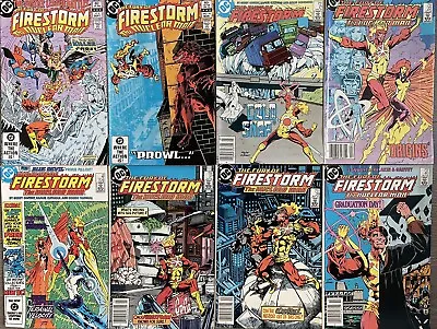 Buy Fury Of Firestorm The Nuclear Man #4,10,21,22,24,37,39,40 (1982) 8 Issue Lot DC • 19.95£