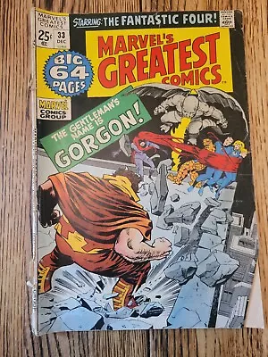 Buy Marvel's Greatest Comics #33 1971 - See Photos - Starring The Fantastic Four • 5.60£