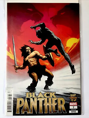 Buy Black Panther #7 Vs Conan Variant  Marvel Comics 2019 1st App Of Zenzi B&b • 4.50£
