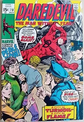 Buy Daredevil #70 - VFN- (7.5) - Marvel 1970 - 15 Cents Copy • 17.50£