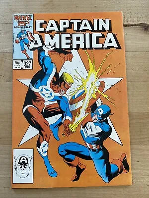 Buy Captain America #327 - Super Patriot! Marvel Comics, U.s. Agent, Avengers! • 17.61£
