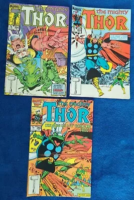 Buy Mighty Thor #364,365,366. 1986 Marvel! 1st Appearance Of Thor As Frog! 9.0 Vf/nm • 39.65£