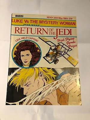 Buy STAR WARS RETURN OF THE JEDI 101 25th May 1985 Marvel Comic Weekly Magazine • 3.99£