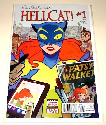 Buy Patsy Walker A.k.a HELLCAT # 1 Marvel Comic (February 2016) NM 1st Printing. • 3.95£
