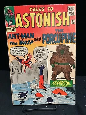 Buy Tales To Astonish 48 (1st Porcupine, Ant-man, 1963) - Hot! • 79.94£