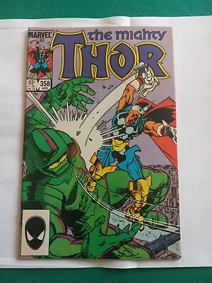Buy The Mighty Thor #358  (Marvel Comics 1985) DEATH OF MEGATAK • 2.36£