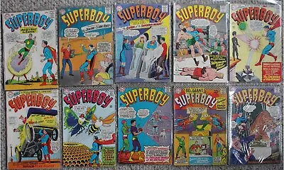 Buy Superboy 1965-1966 DC Dev-Em Krypto Jor-El Kid Psycho 1st INSECT QUEEN #121-130 • 90.66£