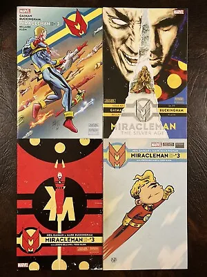 Buy Miracleman Silver Age #3 Variant Set Of 4 1:25 Pacheco Young Aja Marvel Comic Ba • 39.97£