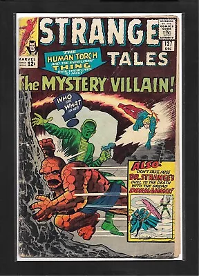 Buy Strange Tales #127 (1964): 1st Appearance Eye Agamotto! Silver Age! GD+ (2.5)! • 18.94£