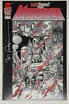 Buy Image Comics - Bloodstrike #1 - 1993 - Rob Liefeld - Signed Dan Fraga • 48.22£
