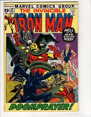Buy The Invincible Iron Man #43-1971(THIS BOOK HAS MINOR RESTORATION SEE DESCRIPTION • 24.34£