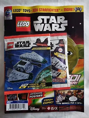 Buy NEW LEGO STAR WARS COMIC Inc JEDI STARFIGHTER & IMPERIAL CRUISER TOYS Issue 102 • 6.99£
