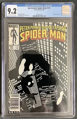 Buy Spectacular Spider-Man #101 Newsstand Edition (1985, Marvel) CGC 9.2 • 94.62£