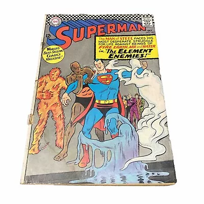 Buy Superman #190      Silver Age Dc Comics 1966    The Element Enemies • 4.79£