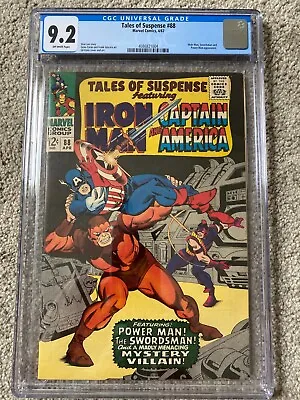 Buy Tales Of Suspense #88 Cgc 9.2 Nm- Iron Man Captain America Swordsman Avengers! • 237.86£