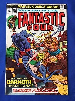 Buy Fantastic Four #142 FN- (5.5) MARVEL ( Vol 1 1974) 1st App Darkoth (2) • 14£