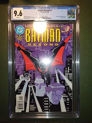 Buy Batman Beyond # 1 CGC 9.6 White Pages 1st Appearance Of Terry McGinnis • 374.54£