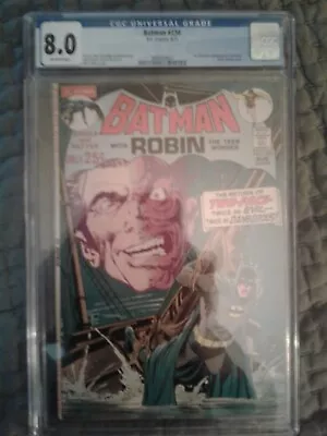 Buy Batman #234 (1st Silver Age Two-Face) Neal Adams CGC 8.0 • 529.71£