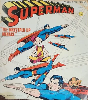 Buy Superman 33 1/3 Record -7 -Neal Adams #2304 1975 - Power Records • 42.89£