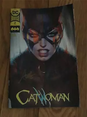 Buy Catwoman #2 Gold Foil Variant Signed Stanley  Artgerm  Lau COA • 60£