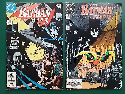 Buy Batman 436, 437 ( Year 3 Parts 1-2 ) 1989 • 4.50£