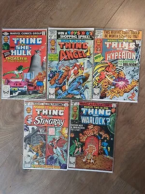 Buy 5x Marvel Comics Thing Stingray Warlock She-hulk Angel Hyperion 68 88 63 64 67 • 0.99£