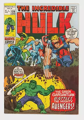 Buy Incredible Hulk #128 VFN+ 8.5 Versus The Avengers • 79.95£