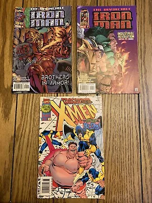 Buy Marvel Comics The Invincible Iron Man X-Men Lot April July 97 June 96 #6 #9 #8 • 8£