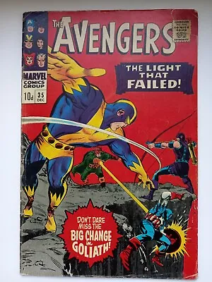 Buy AVENGERS #35 (Thomas/Heck) Marvel Comics 1966 G/VG • 12£