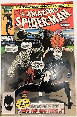 Buy Amazing Spider-Man #283 (1986) KEY 1st Cameo App. Mongoose (NM-) • 7.88£