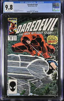 Buy DAREDEVIL #257 CGC 9.8 Comic Book Punisher Marvel--4376335025 • 112.60£