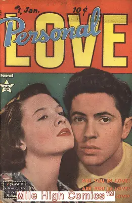 Buy PERSONAL LOVE (1950 Series) #1 Very Good Comics Book • 47.43£