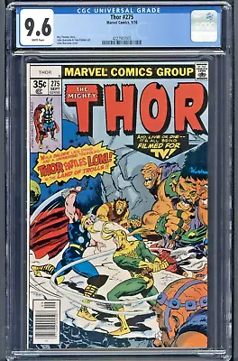 Buy The Mighty Thor #275 (Marvel Comics) CGC 9.6 * 1st Appearance Of Sigyn KEY ISSUE • 132.10£