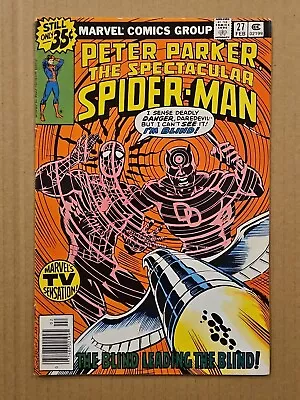 Buy Spectacular Spider-Man #27 1st Frank Miller Daredevil Marvel 1979 FN/VF • 14.20£