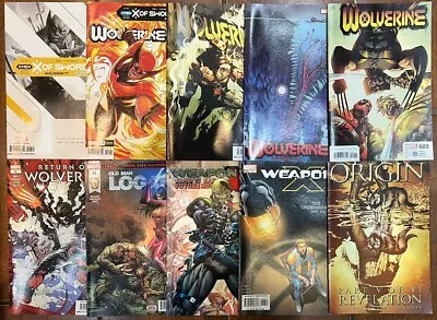 Buy MARVEL COMICS Wolverine Job Lot Of 10 Issues X-Men Including Variants NM • 1.20£